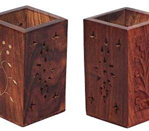 Wooden Pen And Pencil Holder for Office