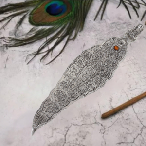 Metal Leaf Agarbatti Holder Silver Plated